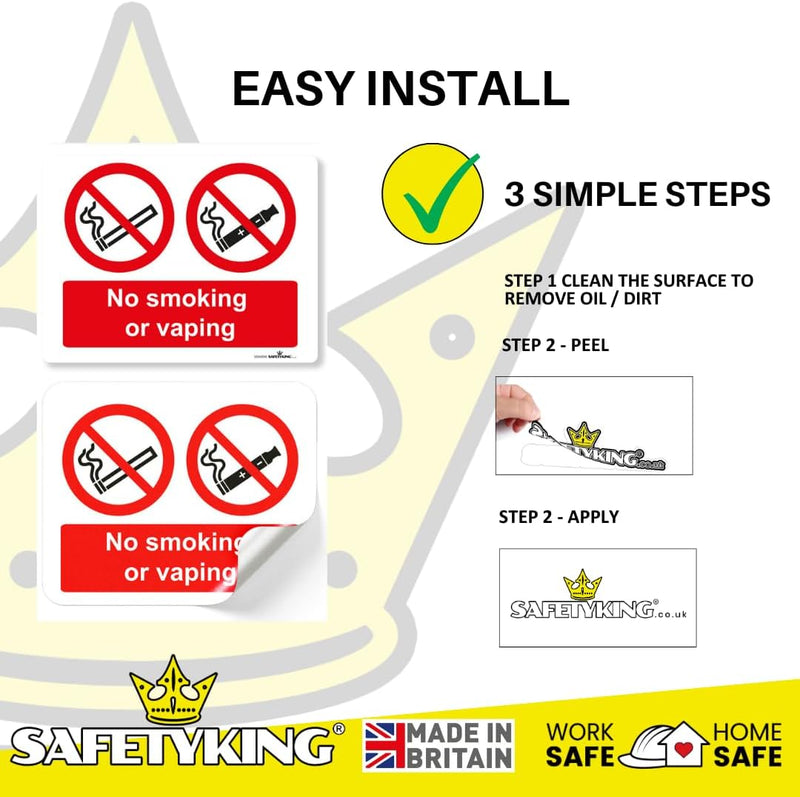 Load image into Gallery viewer, SAFETYKING® 33 Piece Fire Safety Signage Kit | Fire Exit Signs 30cm x 10cm | Self Adhesive Stickers | Fire Exit Signs | Fire Exit Stickers | Fire Exit Safety Pack | Fire Exit Keep Clear sign
