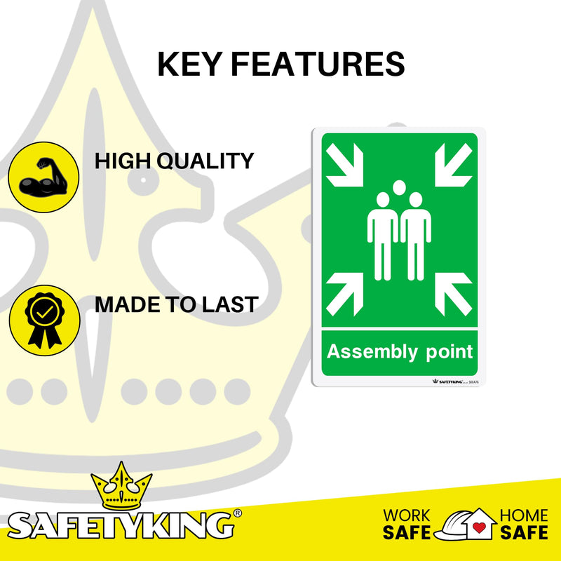 Load image into Gallery viewer, SAFETYKING® 28 Piece Fire Safety Signs Kit | Fire Exit Signs | Self Adhesive Stickers | Fire Exit Signs | Fire Exit Stickers | Fire Exit Safety Pack | Fire Exit Keep Clear sign
